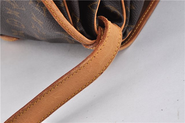 Authentic Louis Vuitton Monogram Saumur 35 Shoulder Cross Bag M42254 LV 1734F