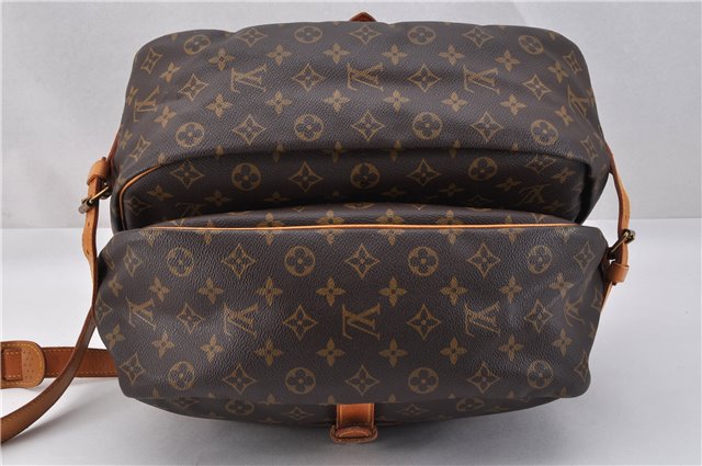 Authentic Louis Vuitton Monogram Saumur 35 Shoulder Cross Bag M42254 LV 1734F