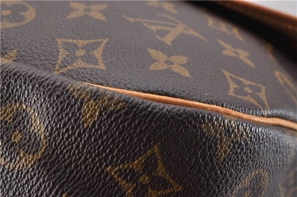 Authentic Louis Vuitton Monogram Saumur 35 Shoulder Cross Bag M42254 LV 1734F