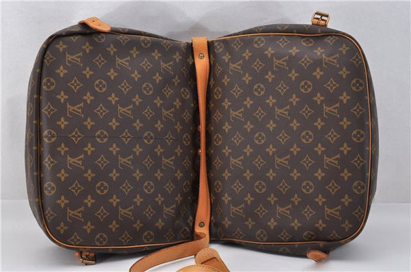 Authentic Louis Vuitton Monogram Saumur 35 Shoulder Cross Bag M42254 LV 1734F
