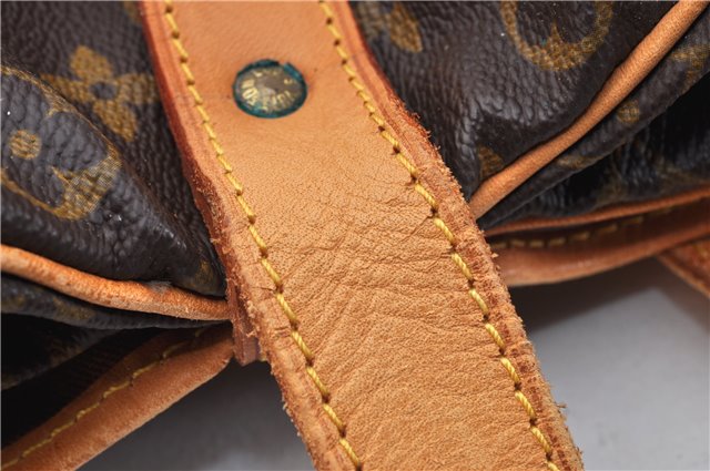 Authentic Louis Vuitton Monogram Saumur 35 Shoulder Cross Bag M42254 LV 1734F