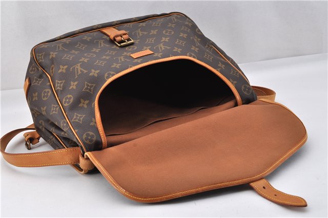 Authentic Louis Vuitton Monogram Saumur 35 Shoulder Cross Bag M42254 LV 1734F