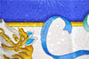 Authentic HERMES Carre 90 Scarf "LUNA PARK" Silk Blue 1735D