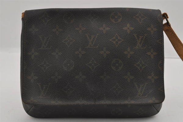 Authentic Louis Vuitton Monogram Musette Tango M51388 Shoulder Bag Junk 1735I