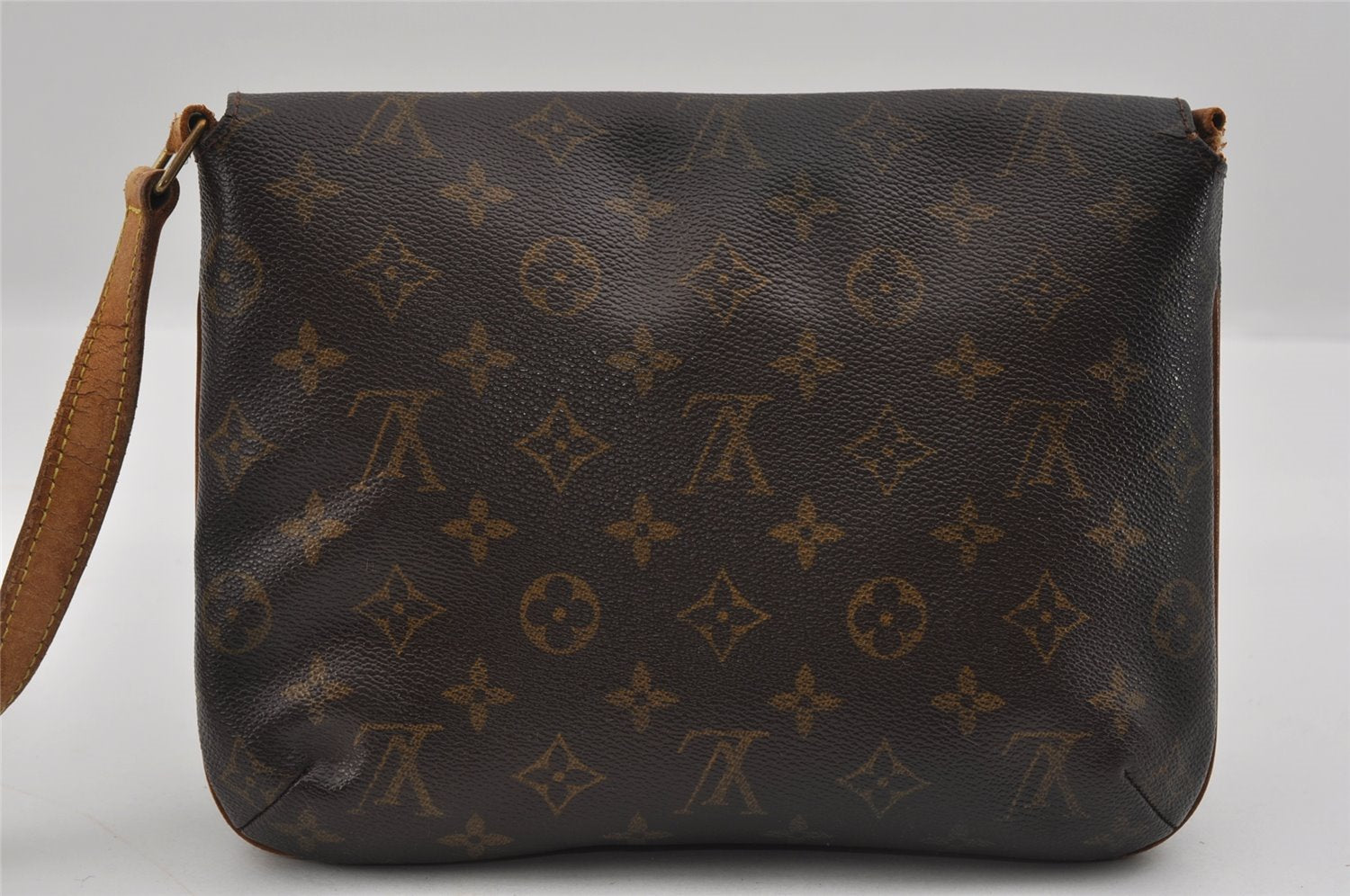 Authentic Louis Vuitton Monogram Musette Tango M51388 Shoulder Bag Junk 1735I
