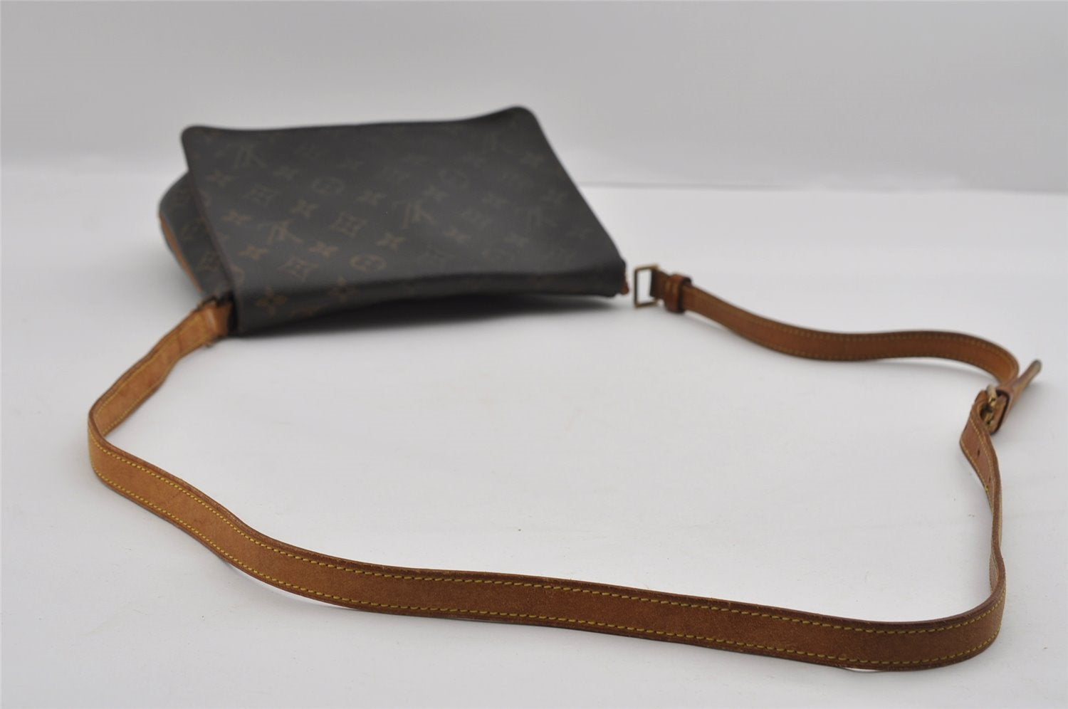 Authentic Louis Vuitton Monogram Musette Tango M51388 Shoulder Bag Junk 1735I