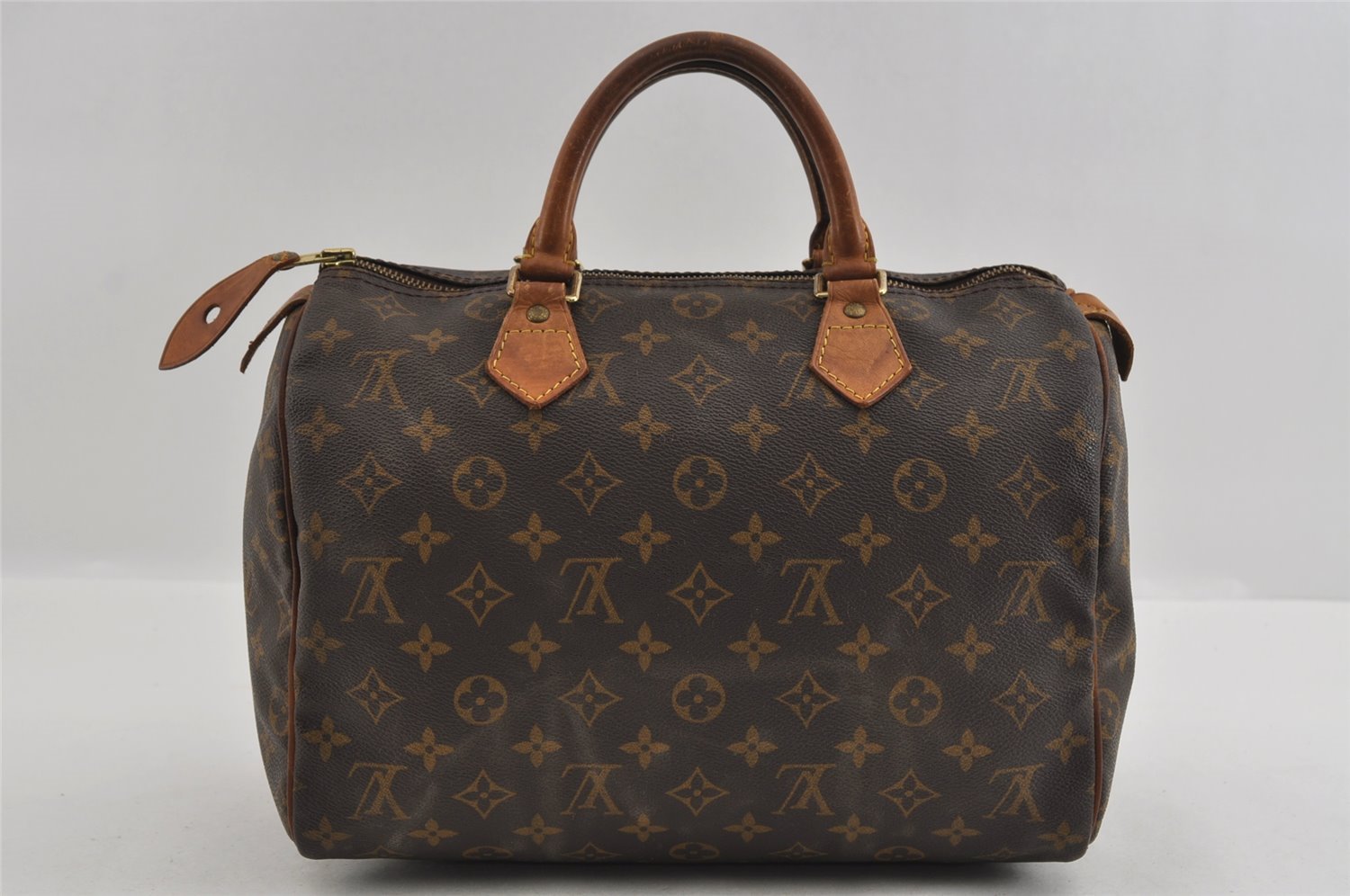 Authentic Louis Vuitton Monogram Speedy 30 Hand Boston Bag M41526 LV 1736I