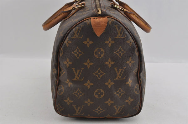 Authentic Louis Vuitton Monogram Speedy 30 Hand Boston Bag M41526 LV 1736I