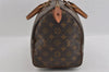 Authentic Louis Vuitton Monogram Speedy 30 Hand Boston Bag M41526 LV 1736I