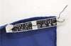 Authentic HERMES Carre 90 Scarf "Eperon d'or" Silk Blue 1737E