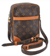 Authentic Louis Vuitton Monogram Danube Shoulder Cross Body Bag M45266 LV 1737F