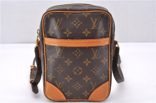 Authentic Louis Vuitton Monogram Danube Shoulder Cross Body Bag M45266 LV 1737F