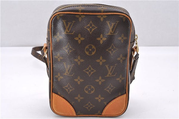 Authentic Louis Vuitton Monogram Danube Shoulder Cross Body Bag M45266 LV 1737F