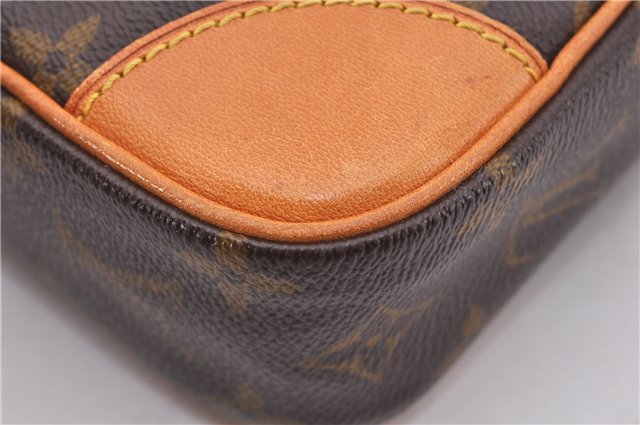 Authentic Louis Vuitton Monogram Danube Shoulder Cross Body Bag M45266 LV 1737F