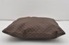 Authentic CELINE Macadam Blason Shoulder Tote Bag PVC Leather Brown 1737I