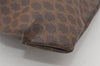 Authentic CELINE Macadam Blason Shoulder Tote Bag PVC Leather Brown 1737I