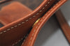 Authentic CELINE Macadam Blason Shoulder Tote Bag PVC Leather Brown 1737I