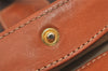 Authentic CELINE Macadam Blason Shoulder Tote Bag PVC Leather Brown 1737I
