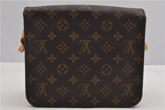 Authentic Louis Vuitton Monogram Cartouchiere MM M51253 Shoulder Cross Bag 1738F