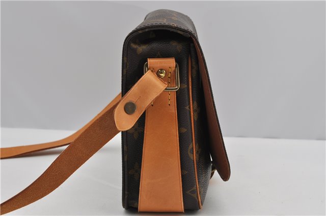 Authentic Louis Vuitton Monogram Cartouchiere MM M51253 Shoulder Cross Bag 1738F