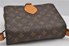 Authentic Louis Vuitton Monogram Cartouchiere MM M51253 Shoulder Cross Bag 1738F