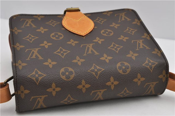 Authentic Louis Vuitton Monogram Cartouchiere MM M51253 Shoulder Cross Bag 1738F