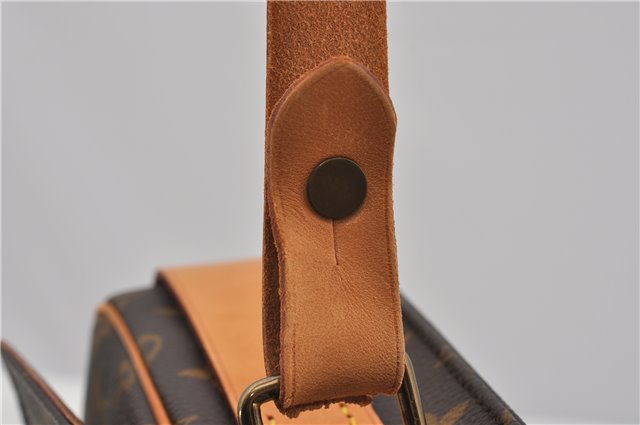Authentic Louis Vuitton Monogram Cartouchiere MM M51253 Shoulder Cross Bag 1738F