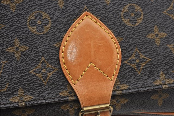 Authentic Louis Vuitton Monogram Cartouchiere MM M51253 Shoulder Cross Bag 1738F