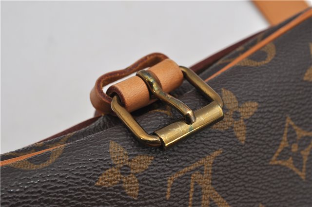 Authentic Louis Vuitton Monogram Cartouchiere MM M51253 Shoulder Cross Bag 1738F
