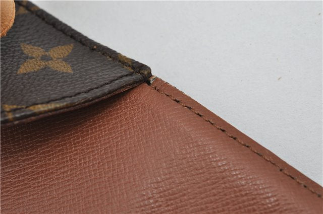 Authentic Louis Vuitton Monogram Cartouchiere MM M51253 Shoulder Cross Bag 1738F