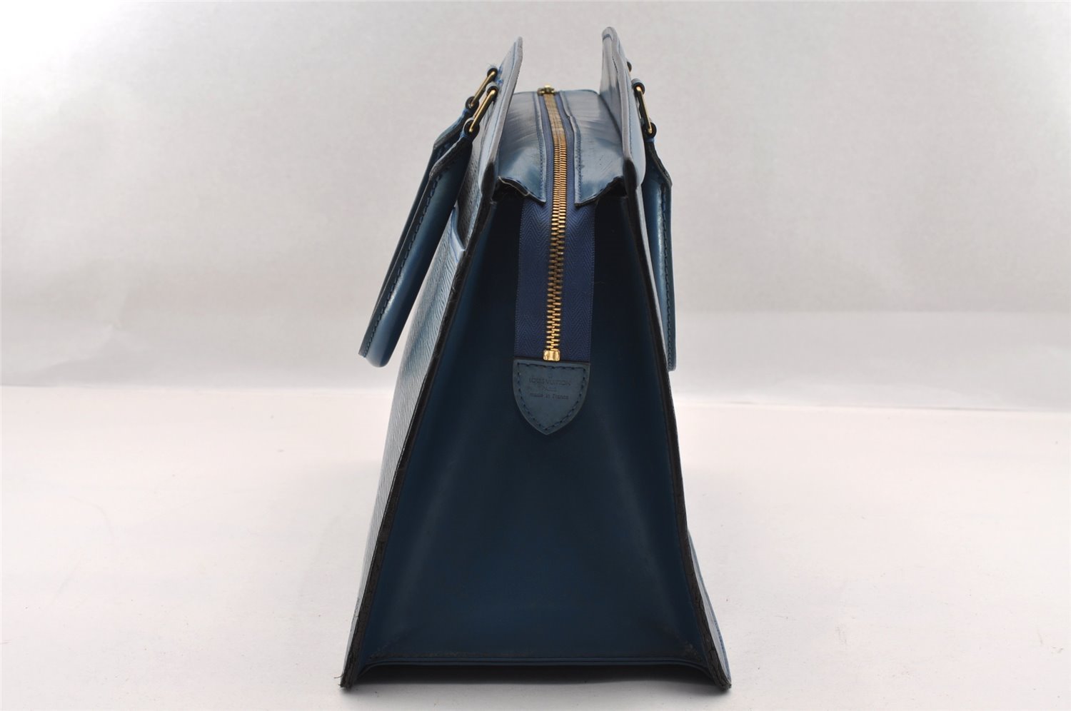 Authentic Louis Vuitton Epi Riviera Hand Bag Blue M48185 LV 1738I