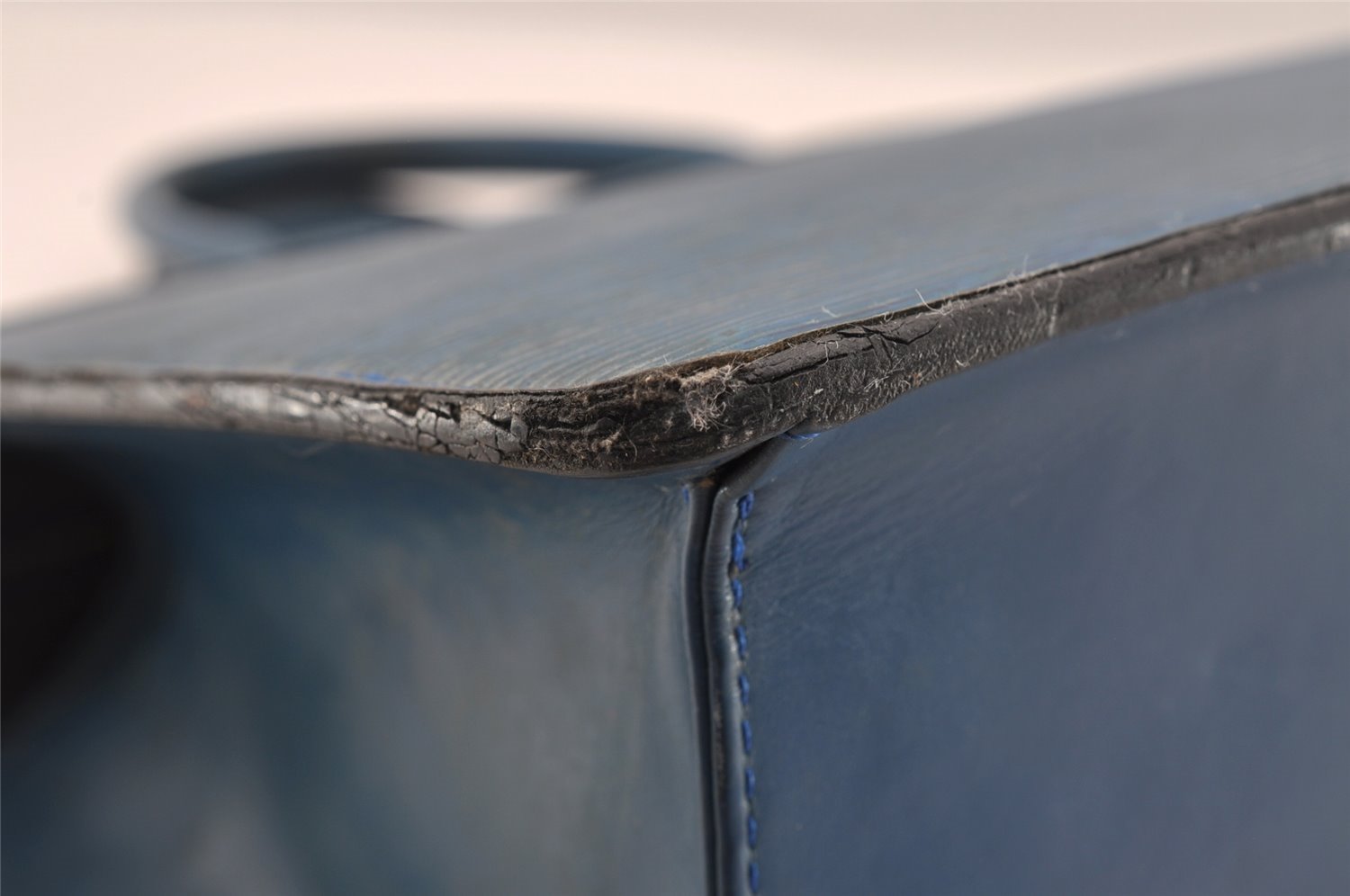 Authentic Louis Vuitton Epi Riviera Hand Bag Blue M48185 LV 1738I