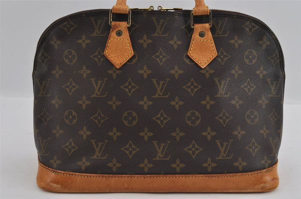 Authentic Louis Vuitton Monogram Alma Hand Bag Purse M51130 LV 1740I