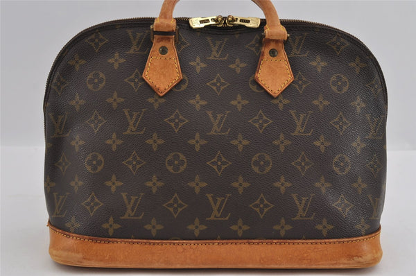 Authentic Louis Vuitton Monogram Alma Hand Bag Purse M51130 LV 1740I
