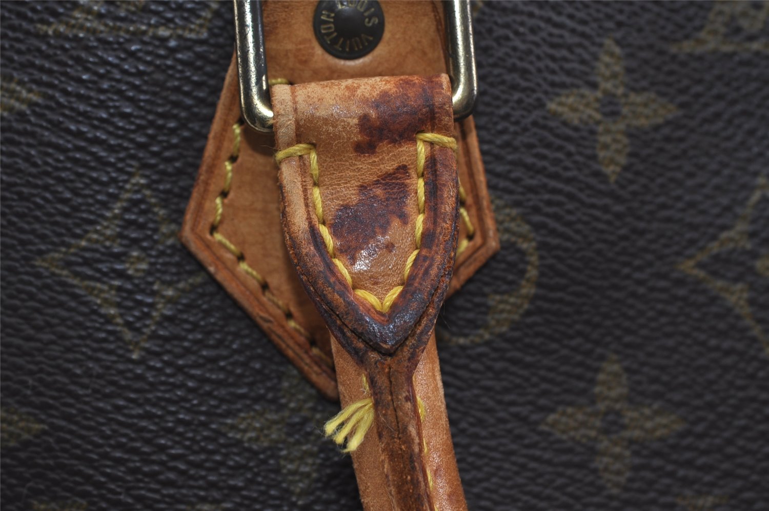 Authentic Louis Vuitton Monogram Alma Hand Bag Purse M51130 LV 1740I