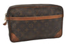 Authentic Louis Vuitton Monogram Compiegne 28 Clutch Hand Bag M51845 LV 1741I