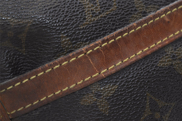 Authentic Louis Vuitton Monogram Compiegne 28 Clutch Hand Bag M51845 LV 1741I