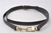 Authentic Louis Vuitton Leather Shoulder Strap Brown 40.6-47.8" LV 1742D