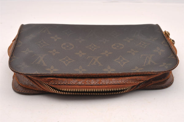 Authentic Louis Vuitton Monogram Orsay Clutch Hand Bag Purse M51790 Junk 1742I