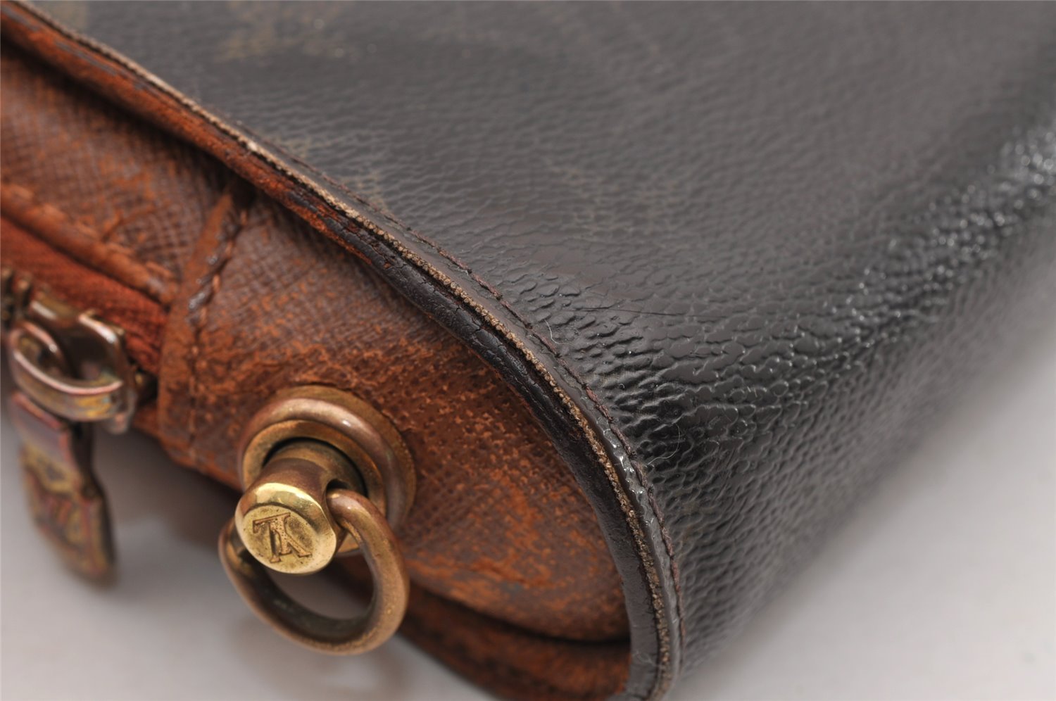 Authentic Louis Vuitton Monogram Orsay Clutch Hand Bag Purse M51790 Junk 1742I