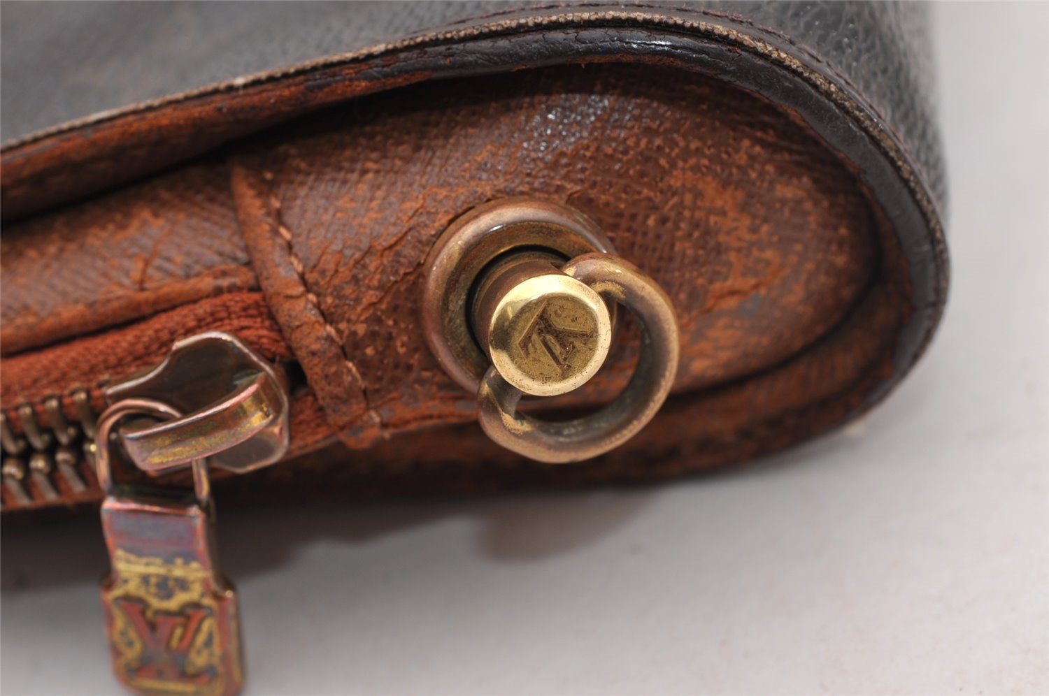 Authentic Louis Vuitton Monogram Orsay Clutch Hand Bag Purse M51790 Junk 1742I