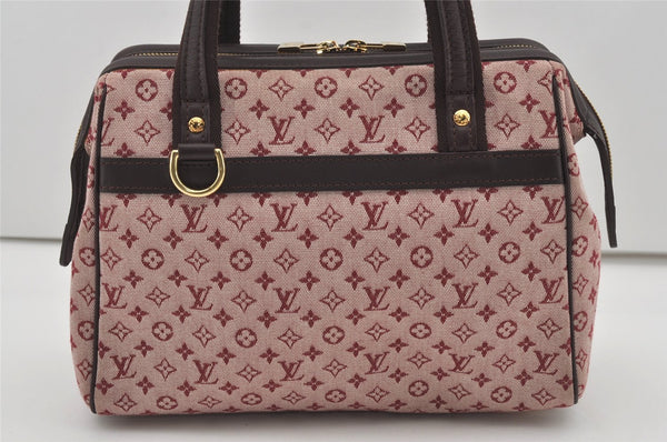 Authentic Louis Vuitton Monogram Mini Josephine PM Hand Bag Pink M92216 LV 1743I