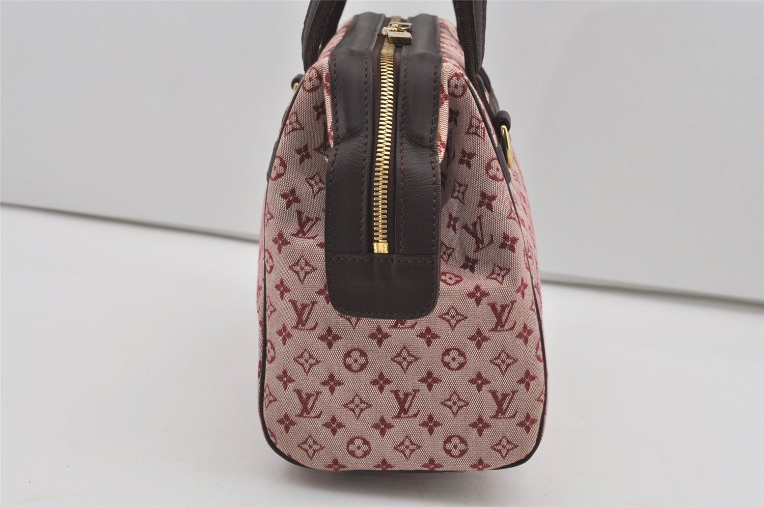 Authentic Louis Vuitton Monogram Mini Josephine PM Hand Bag Pink M92216 LV 1743I
