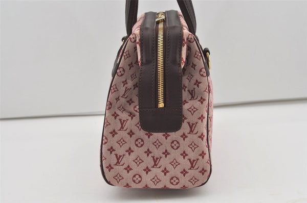 Authentic Louis Vuitton Monogram Mini Josephine PM Hand Bag Pink M92216 LV 1743I