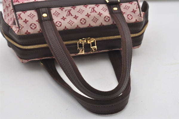 Authentic Louis Vuitton Monogram Mini Josephine PM Hand Bag Pink M92216 LV 1743I