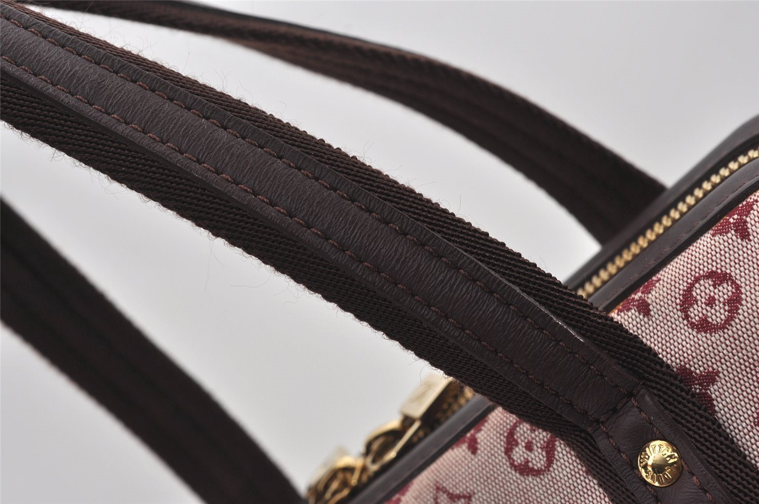 Authentic Louis Vuitton Monogram Mini Josephine PM Hand Bag Pink M92216 LV 1743I