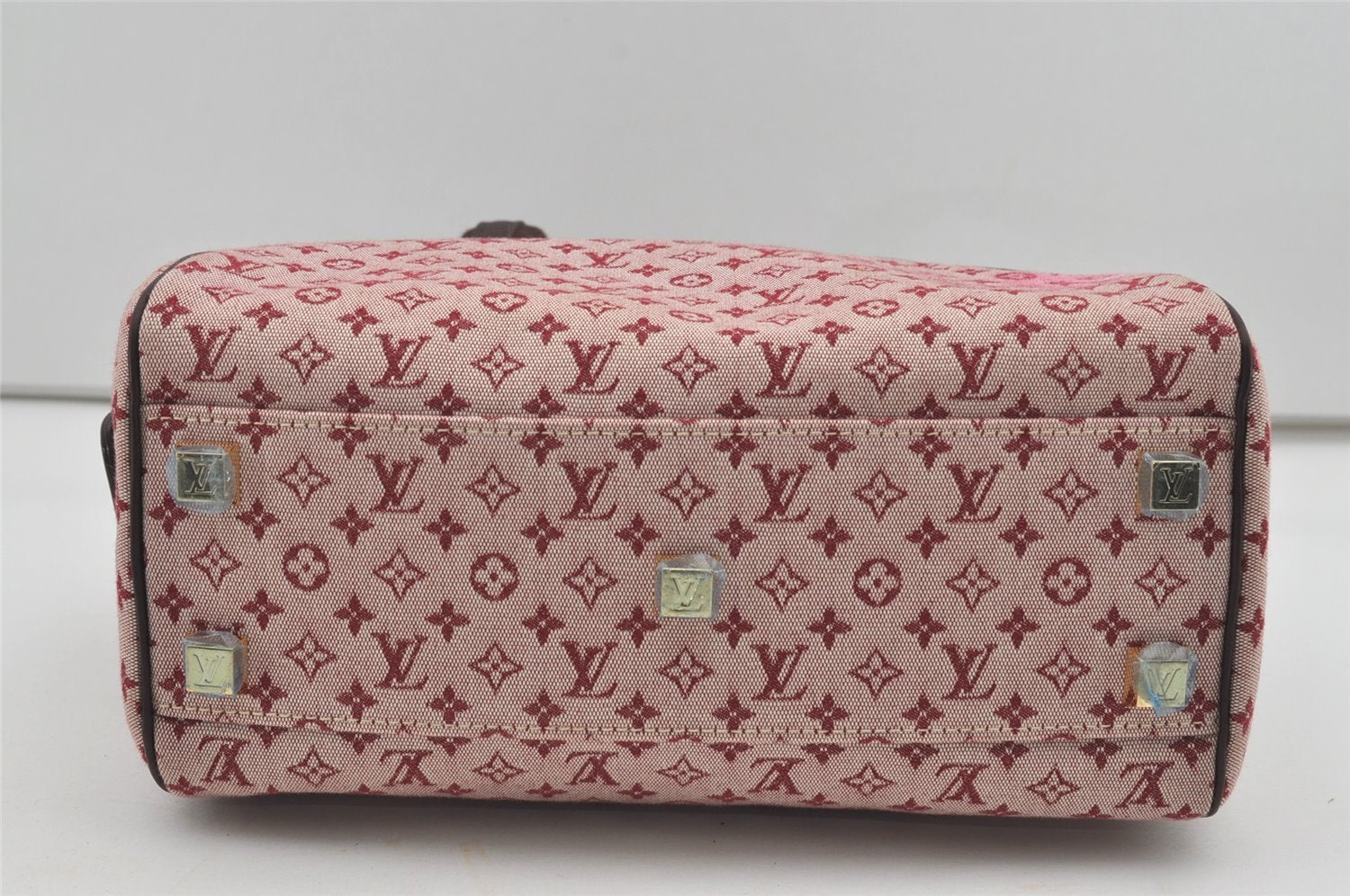 Authentic Louis Vuitton Monogram Mini Josephine PM Hand Bag Pink M92216 LV 1743I