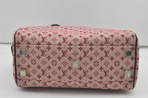Authentic Louis Vuitton Monogram Mini Josephine PM Hand Bag Pink M92216 LV 1743I