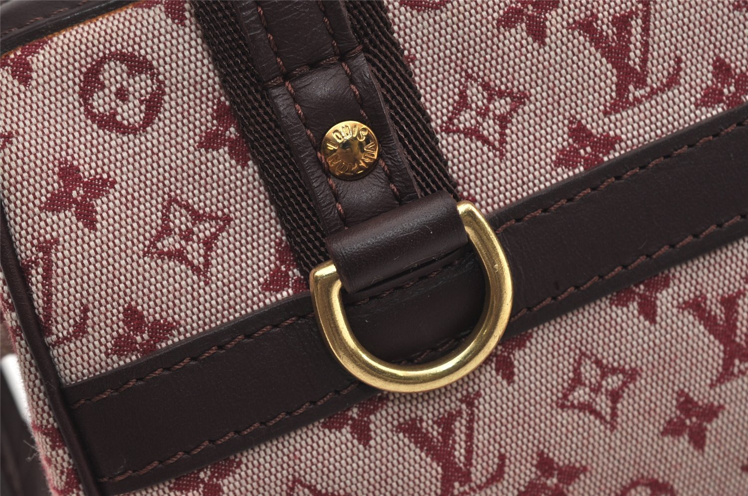 Authentic Louis Vuitton Monogram Mini Josephine PM Hand Bag Pink M92216 LV 1743I