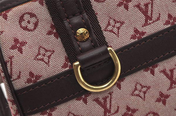 Authentic Louis Vuitton Monogram Mini Josephine PM Hand Bag Pink M92216 LV 1743I
